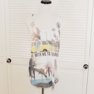Beach Coverup  "Paradise" Tank